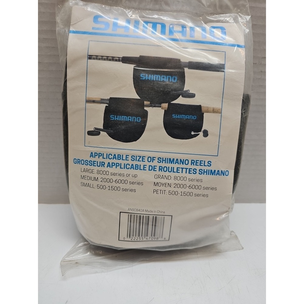 Shimano SPINNING REEL COVERS Cover ANSC840A R/L Fishing MED. - Picture 2 of 2